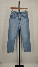 Levis Women 501 Straight Jeans Blue 27