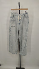 Triarchy Women Ms. Madge Drawstring Cargo Jeans Blue S