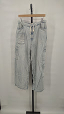 Triarchy Women Ms. Madge Drawstring Cargo Jeans Blue S