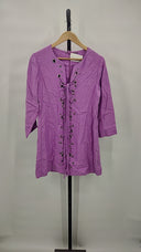 Alexis Women Marlena Mini Dress Basic Sleeved Purple M