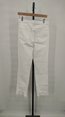 L'Agence Women Draya High Rise Slim Straight Walk Off Jeans White 24