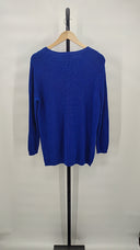 525 Women Emma Pullover Sleeved Top Blue M