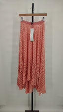 PatBO Women's Monstera Netted Beach Skirt Apricot Basic M