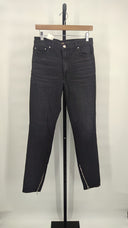 Grlfrnd Women Karla Ankle Zip Skinny Jeans Black 28