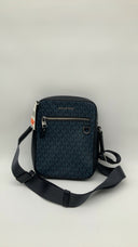 Michael Kors Mens Henry Logo Flight Bag Admrl/Plblue Blue Bags One Size