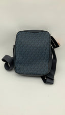 Michael Kors Mens Henry Logo Flight Bag Admrl/Plblue Blue Bags One Size