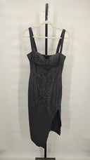 Nicholas Women Carolina Corset Midi Dress Black 4