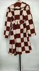 Hutch Women Oversized Collar Juni Wrap Coat Outerwear Brown M