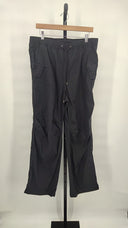 James Perse Women Stretch Supima Wide Leg Flight Pants Black 4