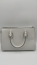 Michael Kors Womens Medium Cz Satchel Optic White Bags