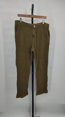 Donni Women Waffle Painter Pant Pants Green M