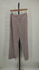 Rag & Bone Women Lacey Stripe Poplin Pants Brown 2
