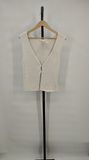 Line & Dot Women Renegade Vest Top Sleeved White L