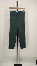Pistola Women Monroe High Rise Cigarette Crop Jeans Green 25