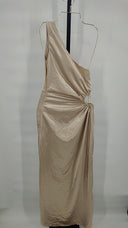 Line & Dot Women Eliza Cut Out Dress Gold S