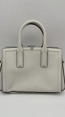 Michael Kors Womens Sm Satchel Optic White Bags
