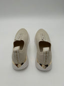 Michael Kors Womens Bodie Metallic Knit Slip-On Sneaker Gold Shoes 9