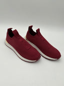 Michael Kors Womens Bodie Knit Slip-On Sneaker Shoes Deep Red 6.5