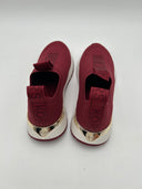 Michael Kors Womens Bodie Knit Slip-On Sneaker Shoes Deep Red 6.5