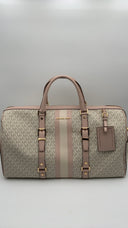 Michael Kors Womens XL Weekender Vanilla/Soft Pink Bags