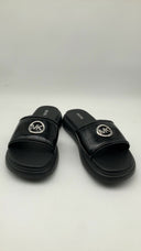 Michael Kors Womens Romey Platform Slide Sandal Black Shoes 11