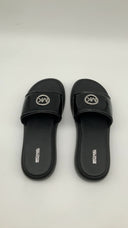 Michael Kors Womens Romey Platform Slide Sandal Black Shoes 11