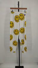 Aviator Nation Women Smiley Repeat Sweatpants White XS