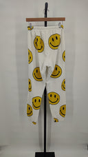 Aviator Nation Women Smiley Repeat Sweatpants White XS