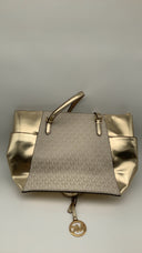 Michael Kors Womens Large Tz Tote Pale Gold Bags