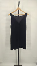 Reformation Women Brisbane Velvet Dress Black 10