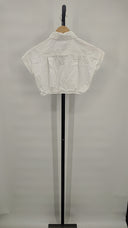 L'Academie Women Bryn Crop Top White S