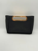 Michael Kors Womens Large Conv Clutch Black Bags