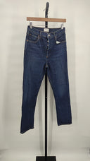 Agolde Women Riley High Waist Ankle Straight Leg Jeans Blue 27