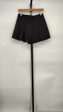 Helmut Lang Women Pleated Skort Shorts Black 4