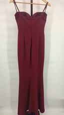 Katie May Women Yasmin Gown Basic Sleeved Dress Red S