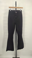 7 For All Mankind Women Ultra High Rise Skinny Boot Jeans Black 26