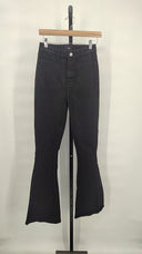 7 For All Mankind Women Ultra High Rise Skinny Boot Jeans Black 26