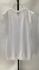 Michael Kors Womens Raglan Flightweightlk Swtshrt White Basic Sleeved Dress M
