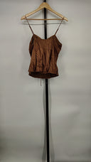 Cami Nyc Women Cambry Sleeved Top Brown L