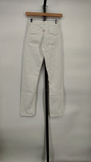 Agolde Women Riley Long High Rise Straight Jeans White 24