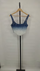 Amanda Uprichard Women Raisa Top Sleeved Blue M