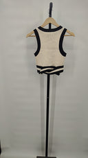 Sovere Women Drift Knit Tank Sleeved Top White S