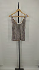 Giuseppe Di Morabito Women Crystal Top Silver 44