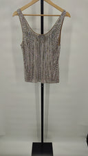 Giuseppe Di Morabito Women Crystal Top Silver 44