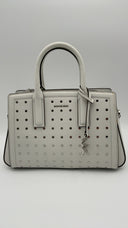 Michael Kors Womens Sm Satchel Optic White Bags