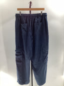 Quince Womens Vintage Wash Tencel Drawstring Cargo Pants Midnight Blue L