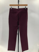 Quince Womens Ultra-Stretch Ponte Straight Leg Pants - 28" Burgundy S