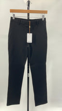 Quince Womens Ultra-Stretch Ponte Straight Leg Pants - 30" Black S