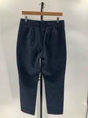 Quince Womens Ultra-Stretch Ponte Straight Leg Mariner Pants Navy M