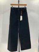 Quince Womens Bella Stretch Wide Leg Jeans - 30" Black 26